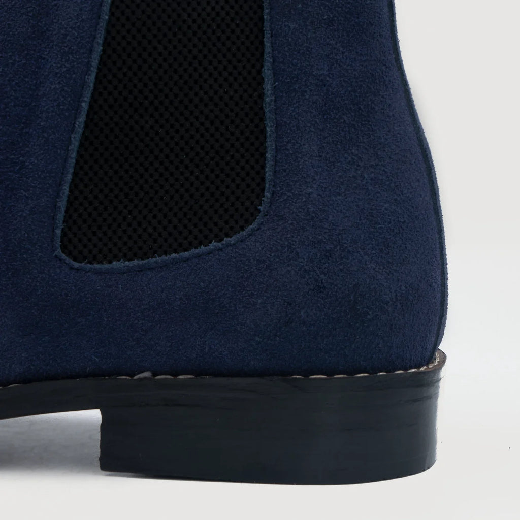 Clarkson Chelsea Midnight Blue Suede Leather Boots