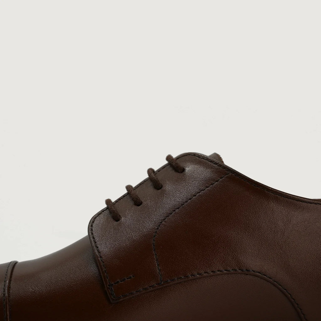 Attorney Derby Brown Leather Shoes