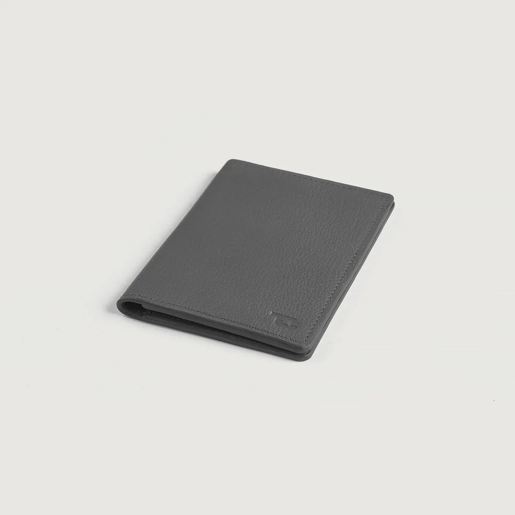 Bernardi Grey Leather Travel Wallet