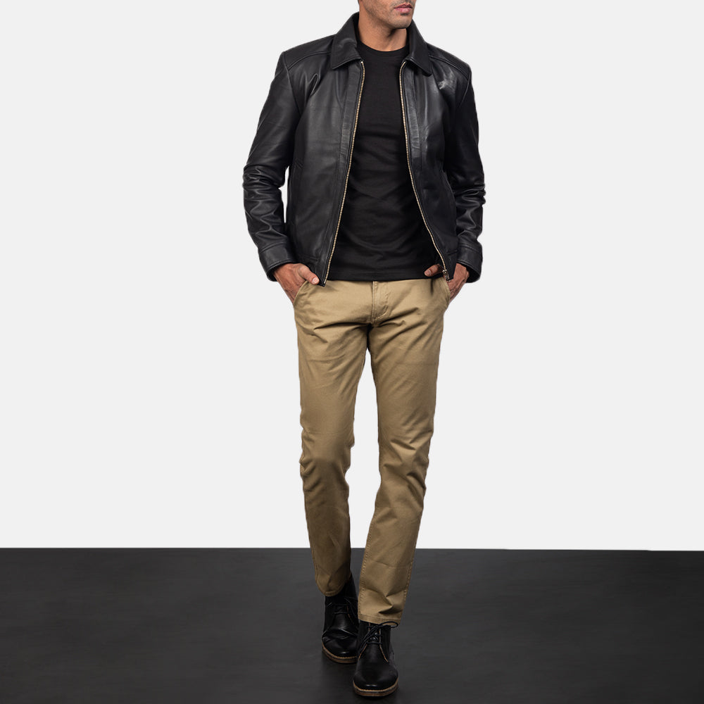 [FS] Inferno Black Leather Jacket