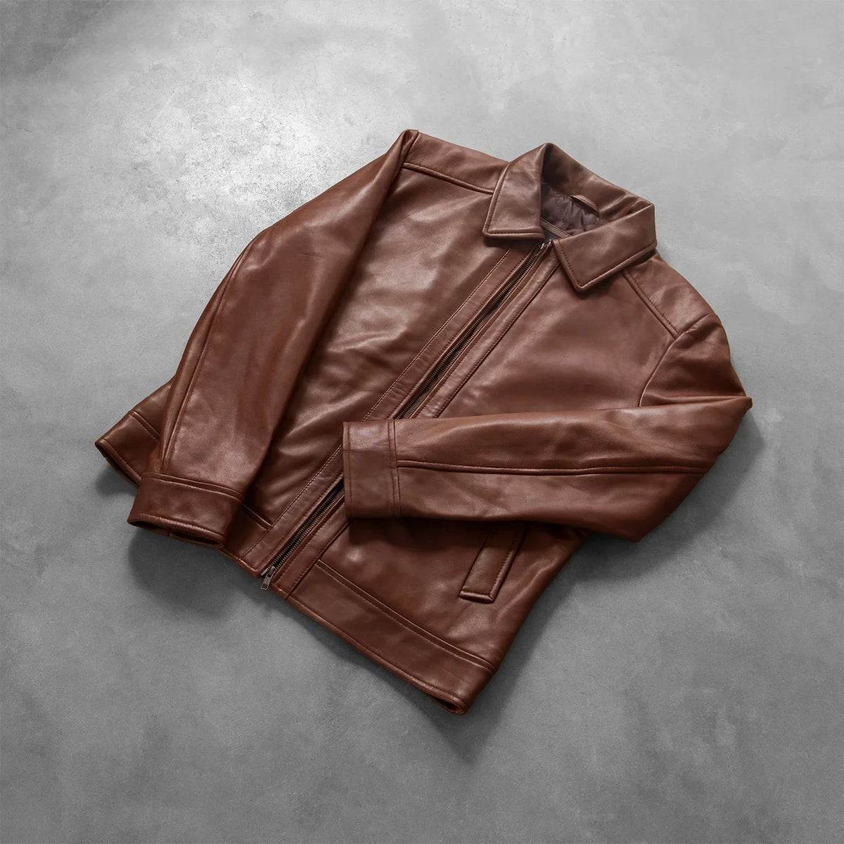 [FS] Inferno Brown Leather Jacket