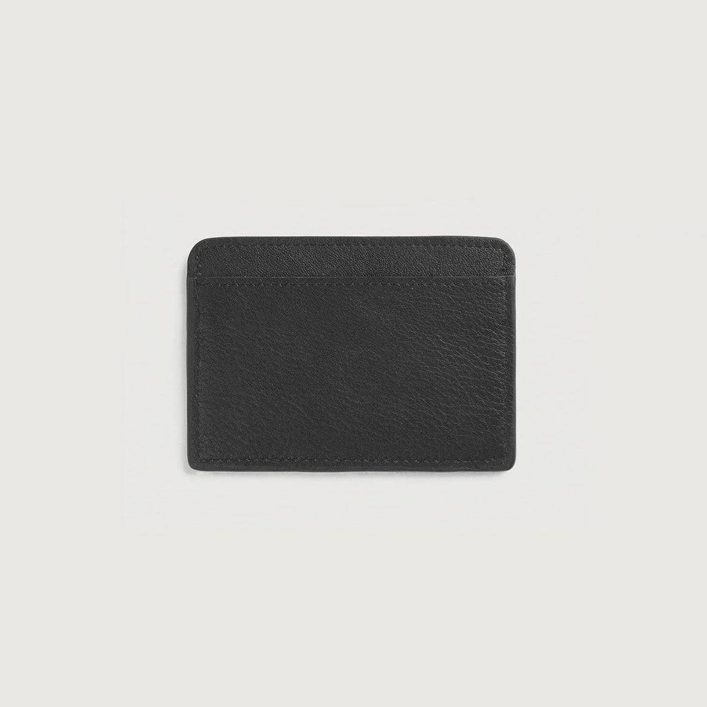 Karl Black Leather Card Holder