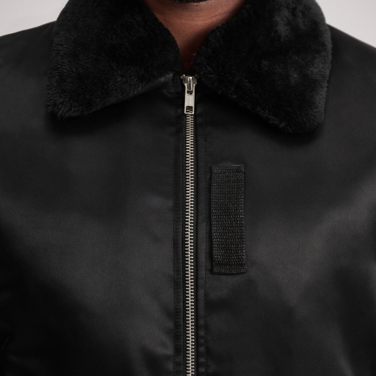 Clyde B-15 Black Bomber Jacket