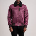 Clyde B-15 Maroon Bomber Jacket
