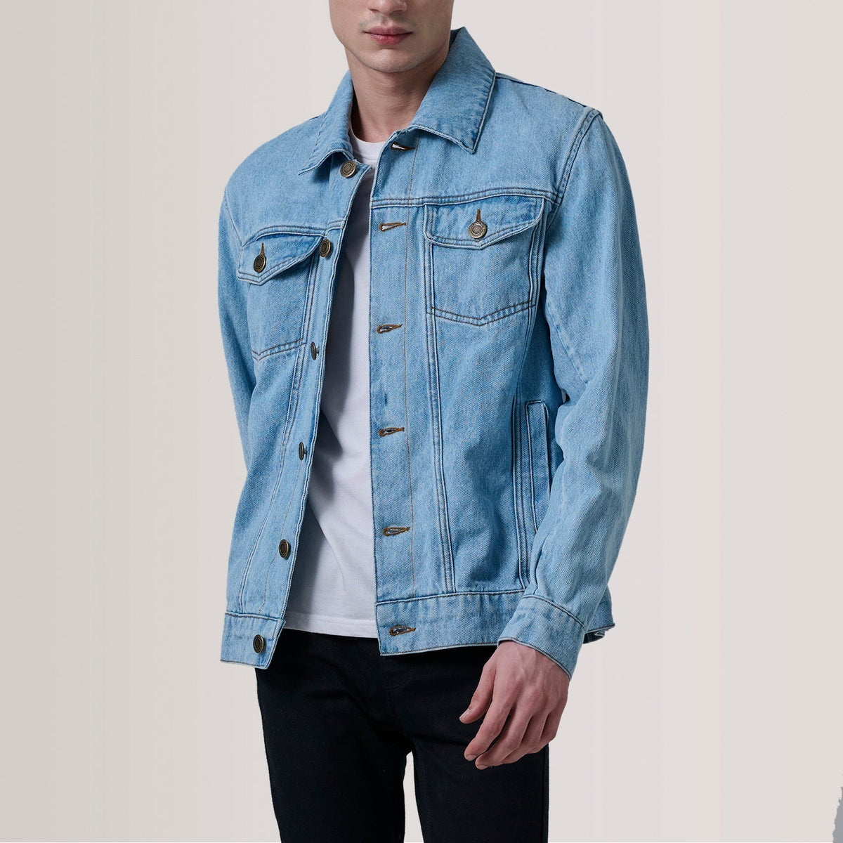 Conard Light Blue Denim Trucker Jacket