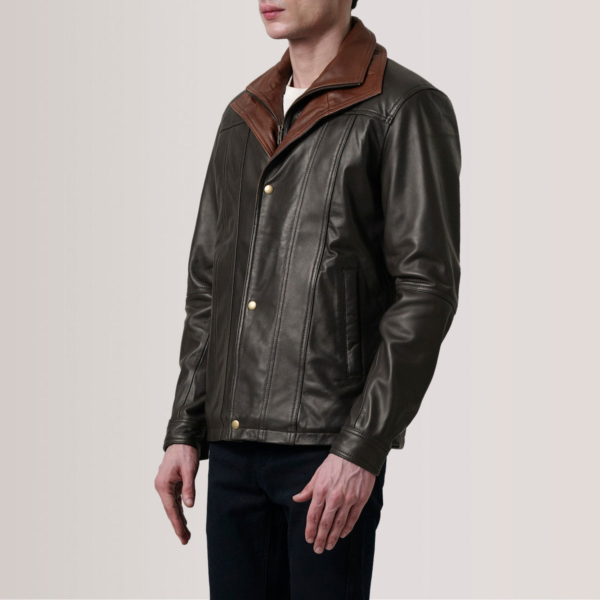 Klen Brown Classic Jacket