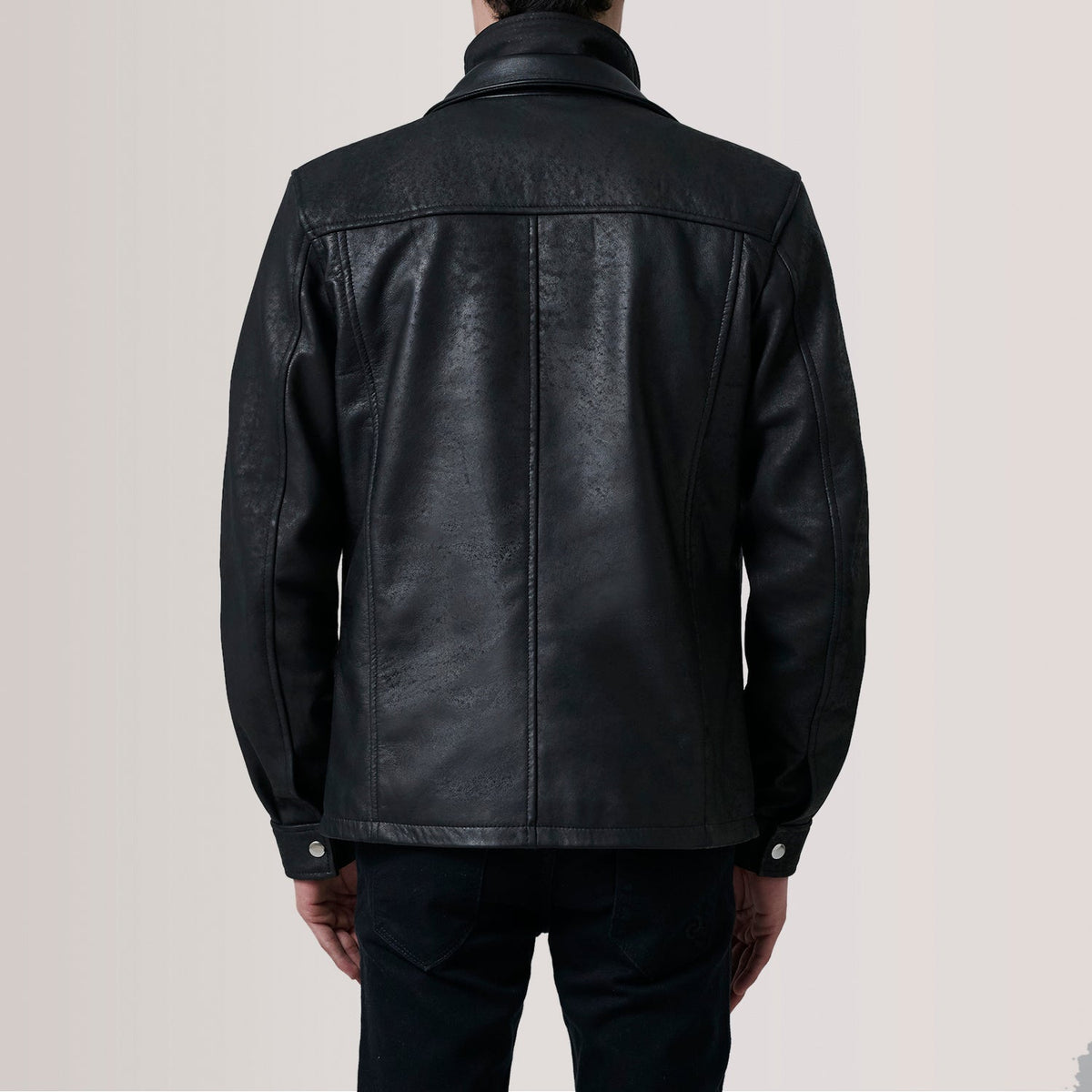 Sean Black Snuffed Classic Jacket
