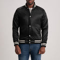 Xander Black Varsity Jacket