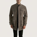 Dolf Grey Suede Jacket