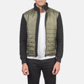 Nashville Quilted Green Windbreaker Jacket