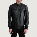 [FS] Sven Black Leather Bomber Jacket