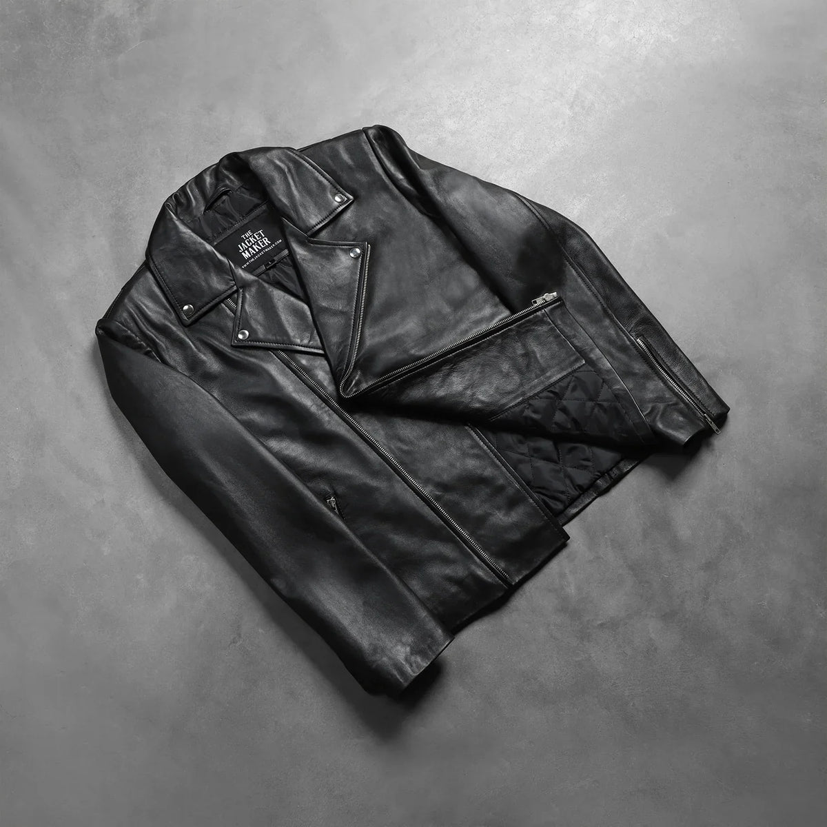 [FS] Noah Black Leather Biker Jacket