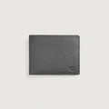 Voren Grey Leather Bi-fold Wallet